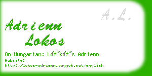 adrienn lokos business card